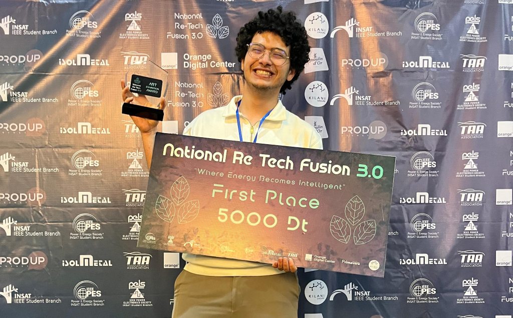 The team after winning 1st Prize at National Re·Tech Fusion